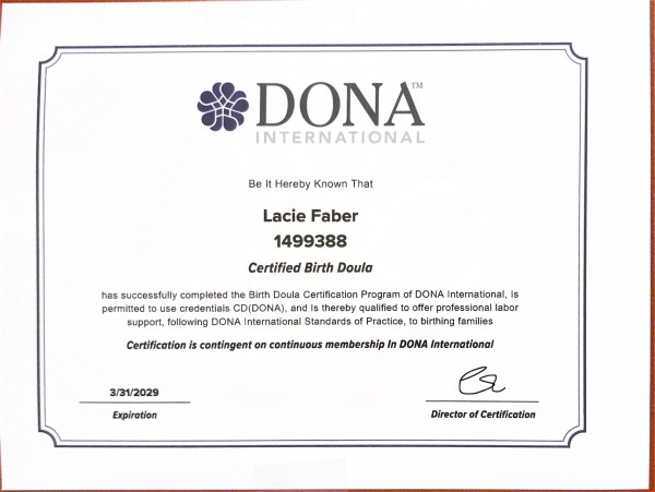 Certification