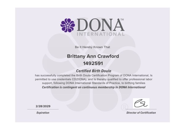 Certification