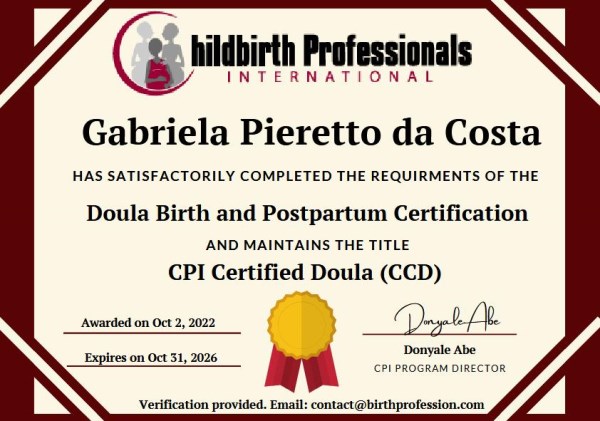 Certification