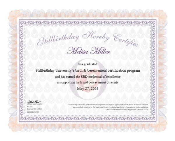 Certification