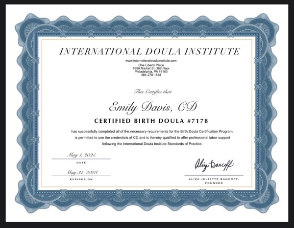 Certification