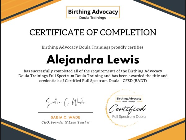 Certification