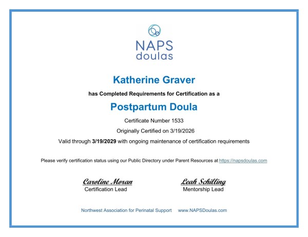Certification