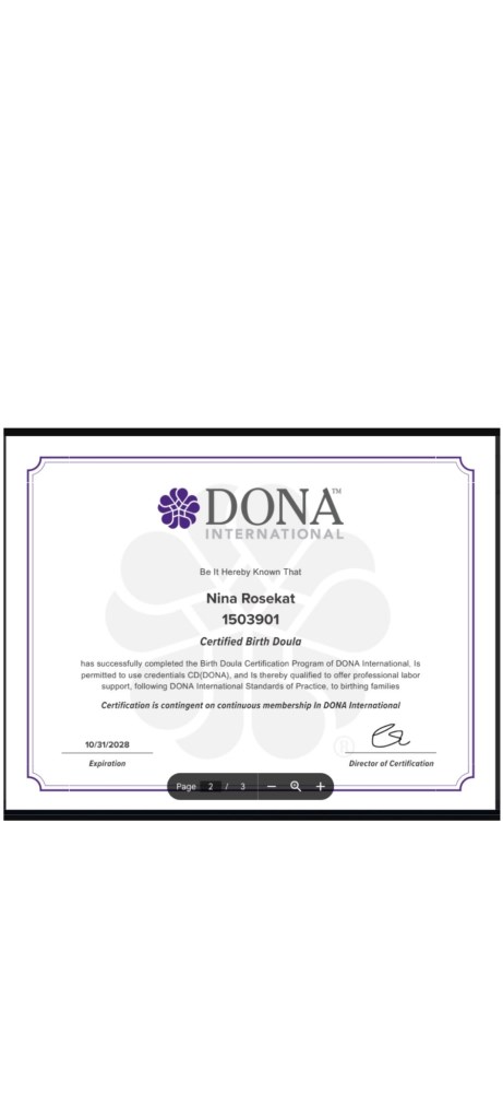 Certification