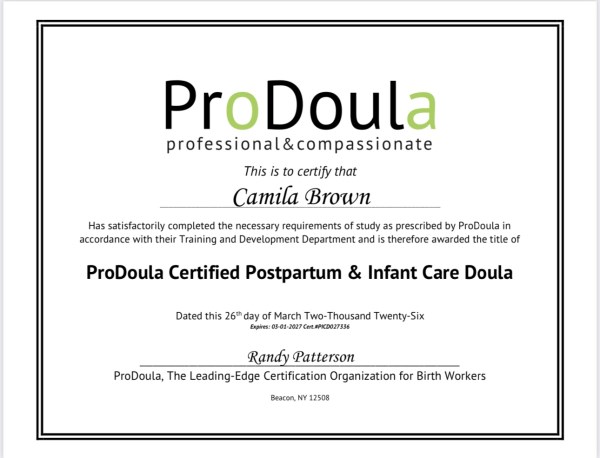Certification