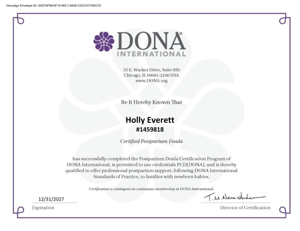 Certification