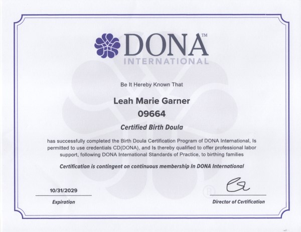 Certification