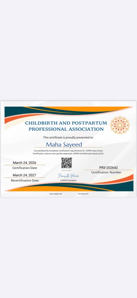 Certification