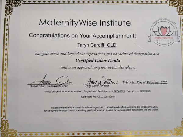Certification