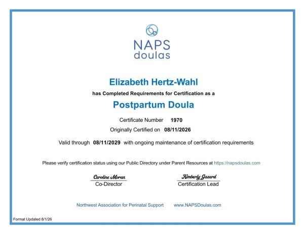 Certification