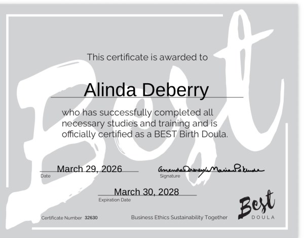 Certification