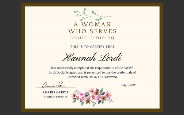 Certification