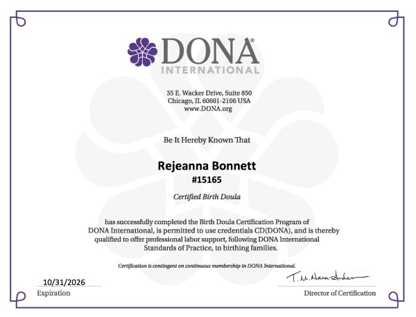 Certification