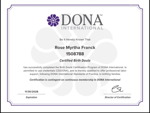 Certification