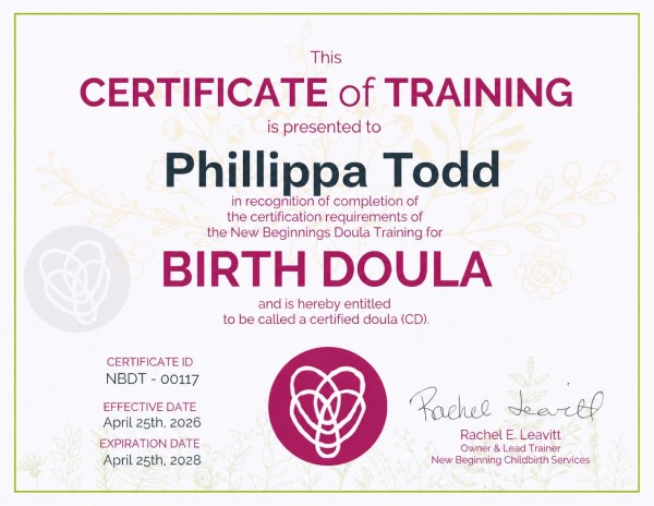 Certification