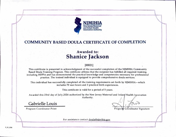 Certification