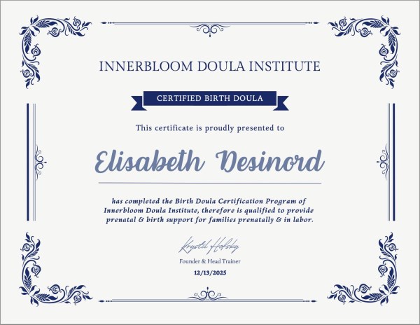 Certification