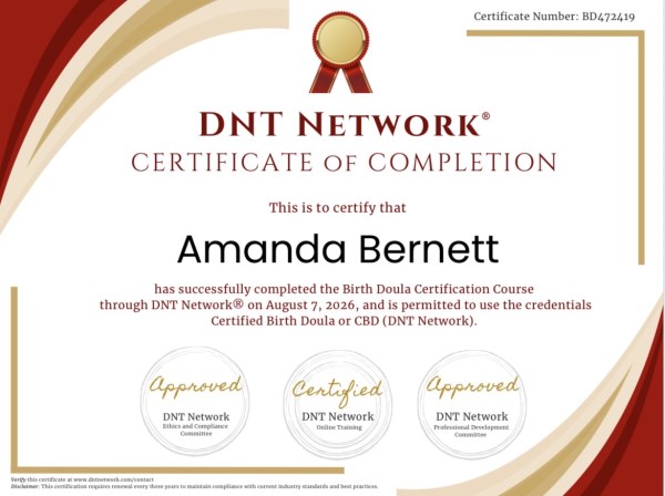 Certification