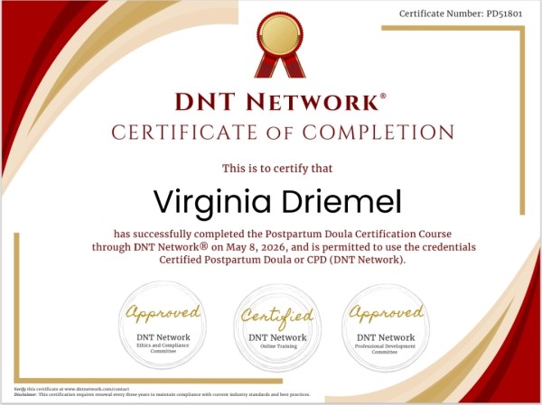 Certification