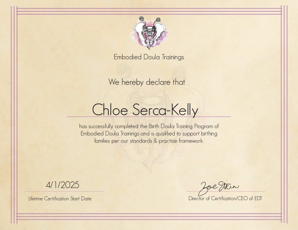 Certification