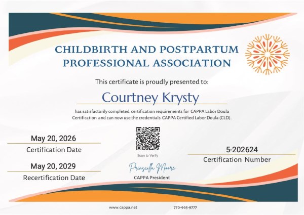 Certification