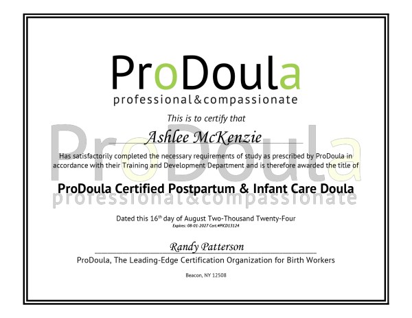Certification