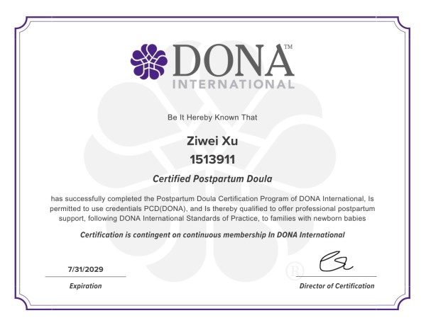 Certification