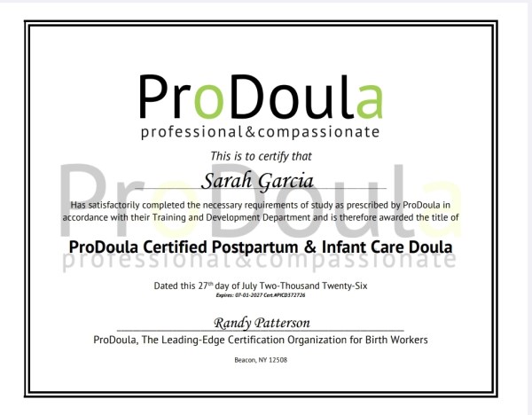 Certification