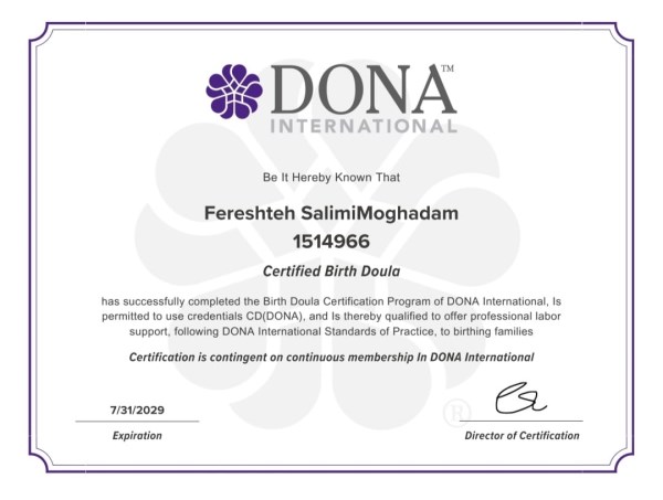 Certification