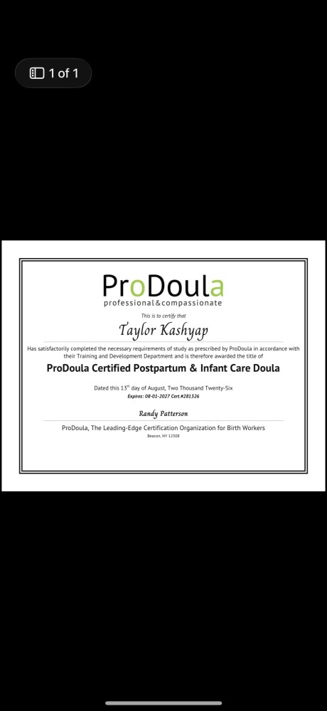 Certification