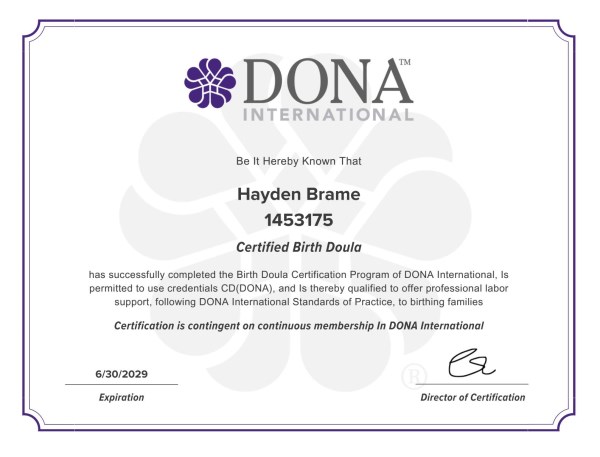Certification