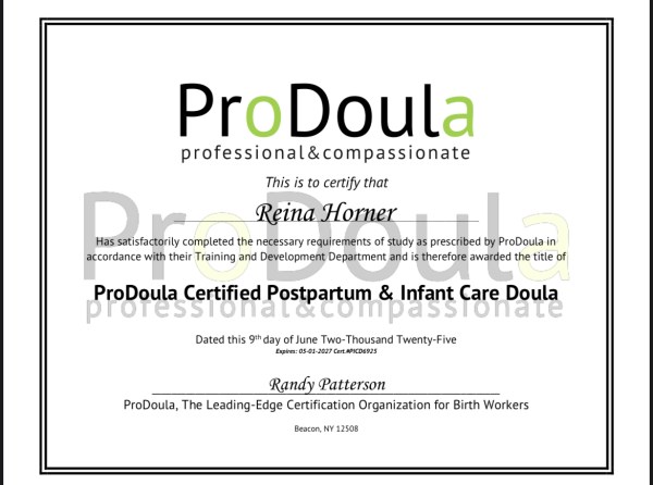 Certification