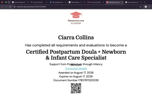 Certification