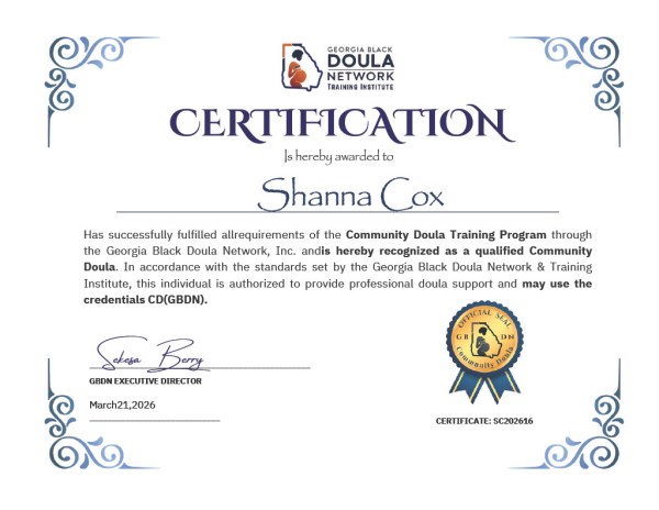 Certification