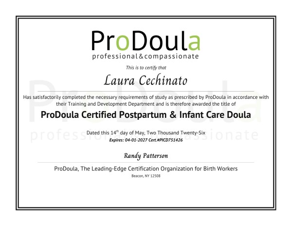 Certification