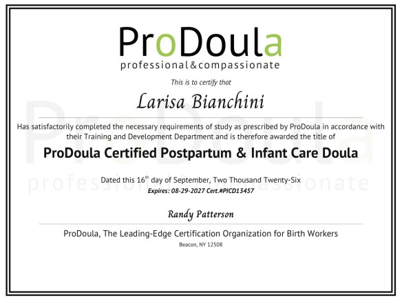Certification
