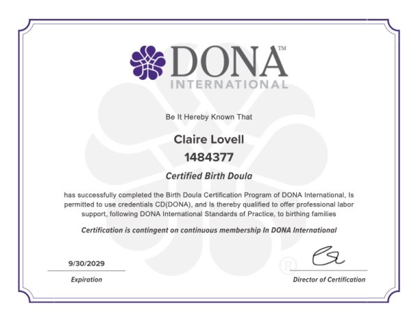 Certification