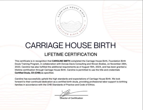 Certification