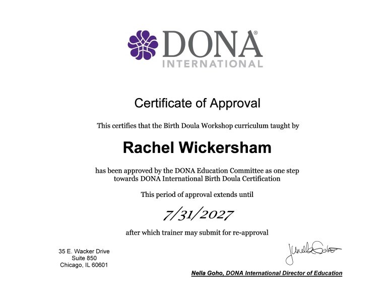 Certification