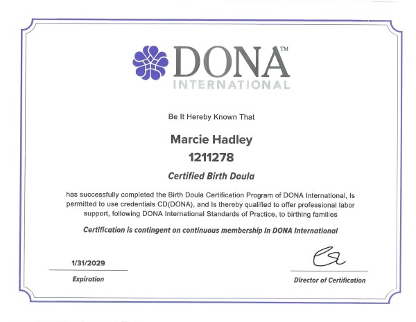 Certification