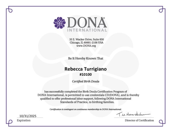 Certification