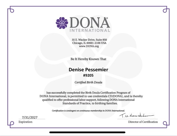 Certification