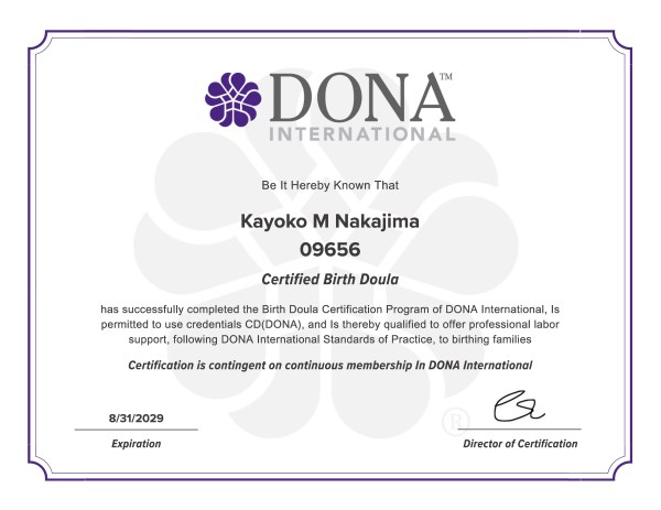 Certification