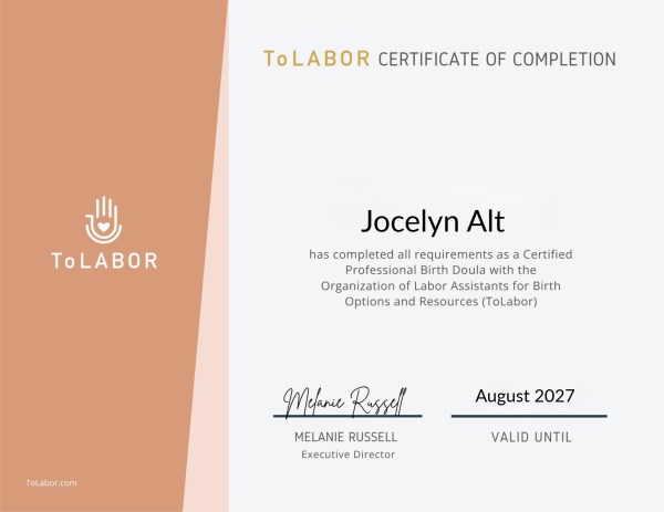 Certification