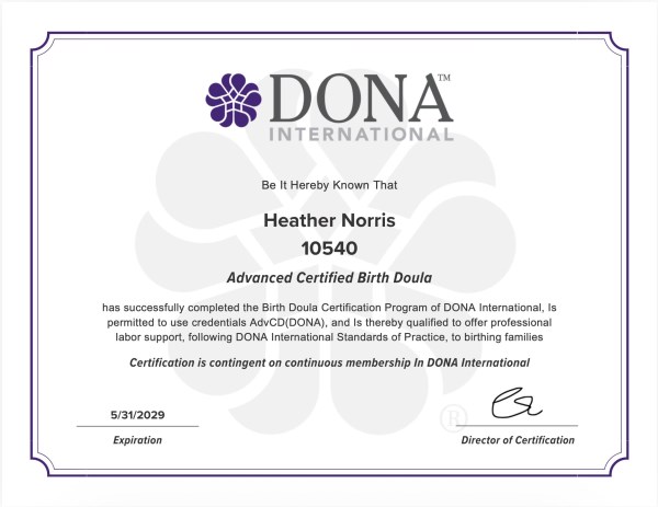 Certification