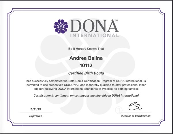 Certification