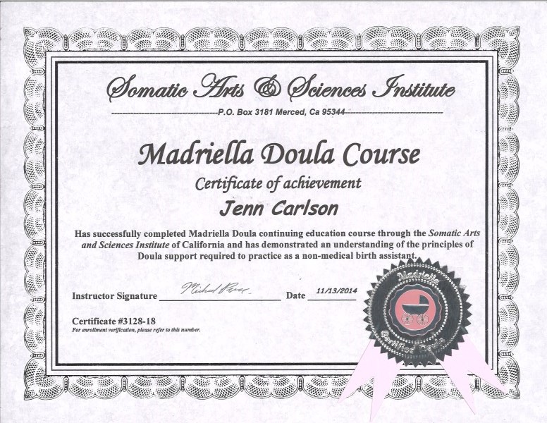 Certification