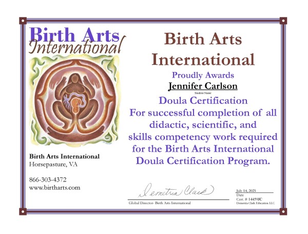 Certification