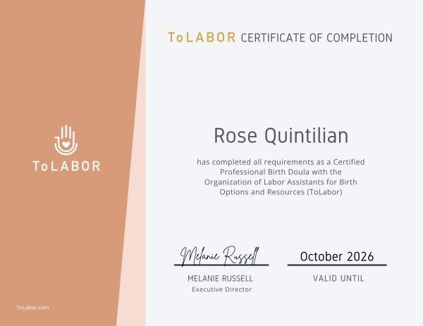 Certification