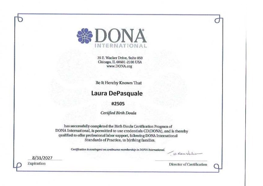 Certification